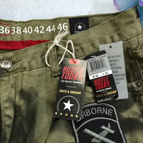 Smith & Graham NWT Tye Dye Skinny Jeans Men W36 L33 - Picture 8 of 11